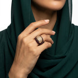 خاتم ذهب عيار 18 سوريل