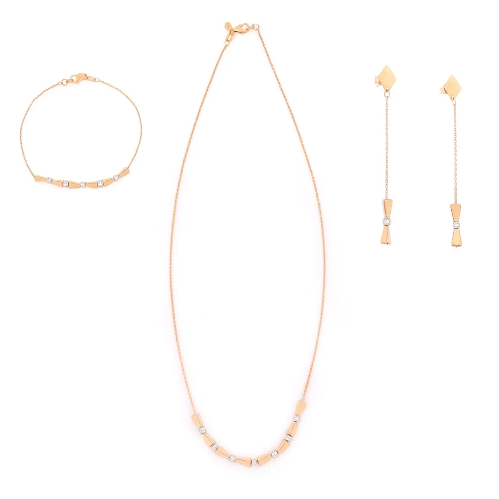 18K Minimalist Gold Half Set