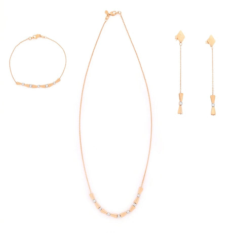 18K Minimalist Gold Half Set