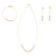 Half set of 18K gold, with close geometric shapes