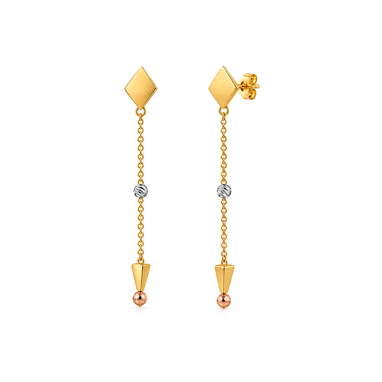 18K Gold Half Set with Long Design