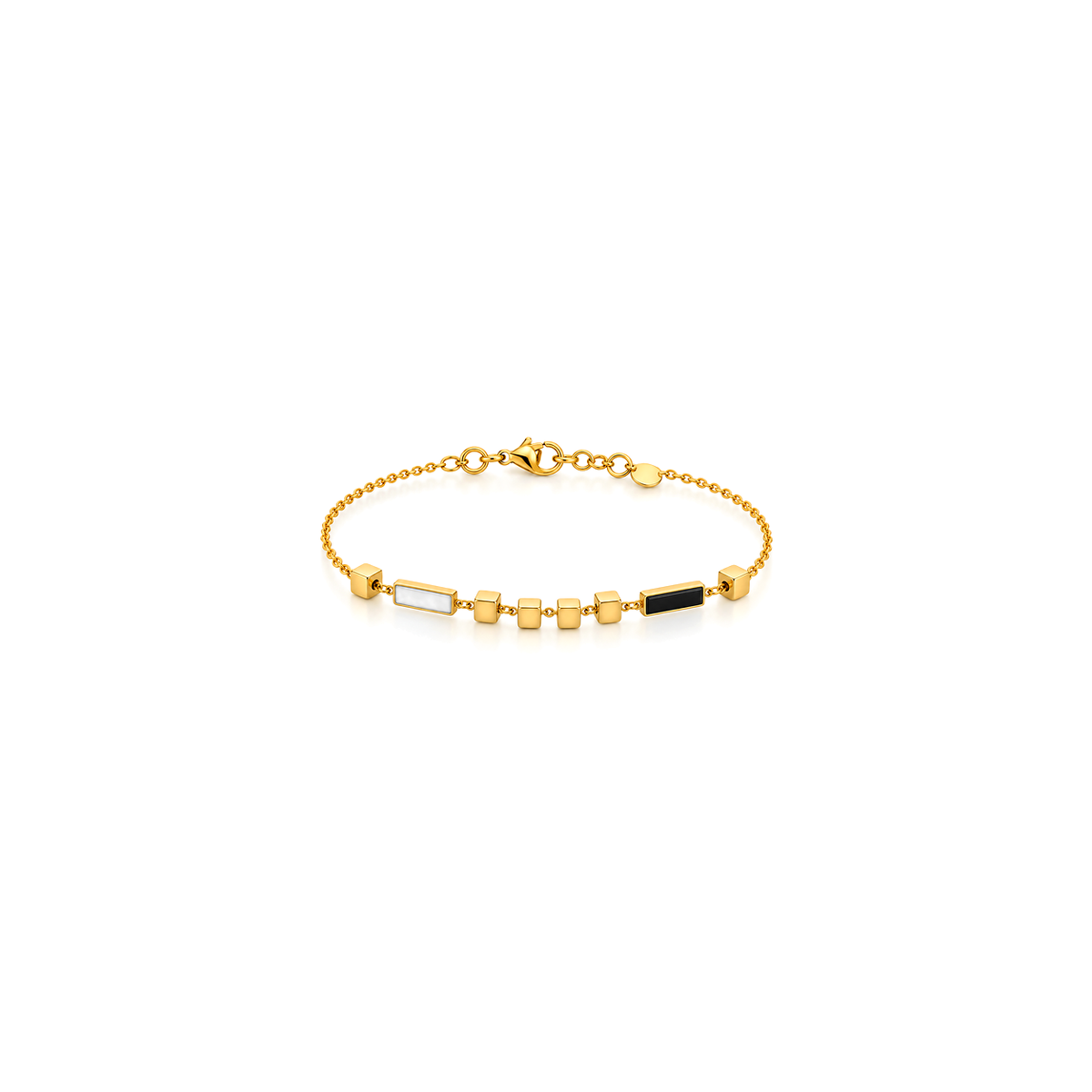 18K Gold Set with Geometric Design