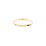 18K Gold Set with Geometric Design