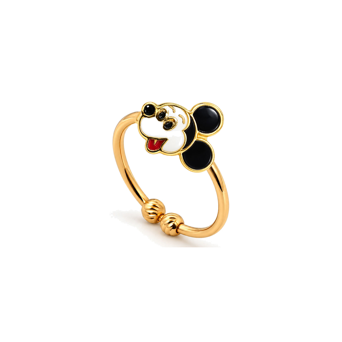 18K Gold Kids Set with Mickey Mouse