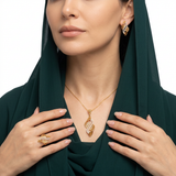 نصف طقم ذهب عيار 21
