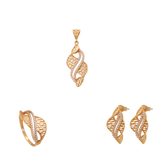 21K Gold Queen's Heritage Half Set