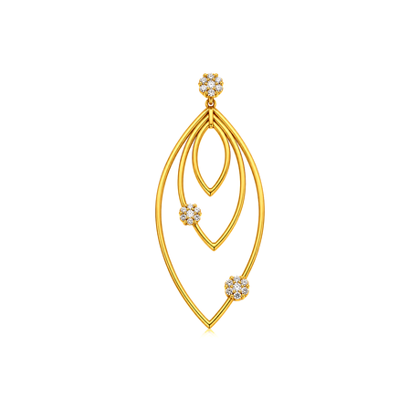18K Gold Half Set with Loca Design