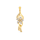 18K Gold Half Set with Spring Days Flower Design