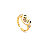18K Gold Kids Half Set with Panda Design