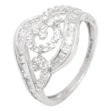 18K Gold Caroline Ring with Shining Gemstones