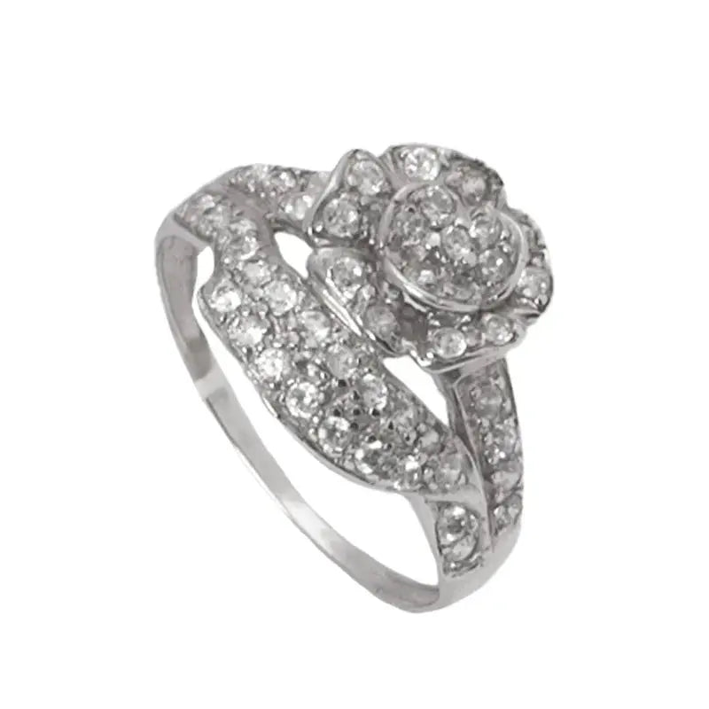 18K Gold Katharina Ring with Shining Gemstones
