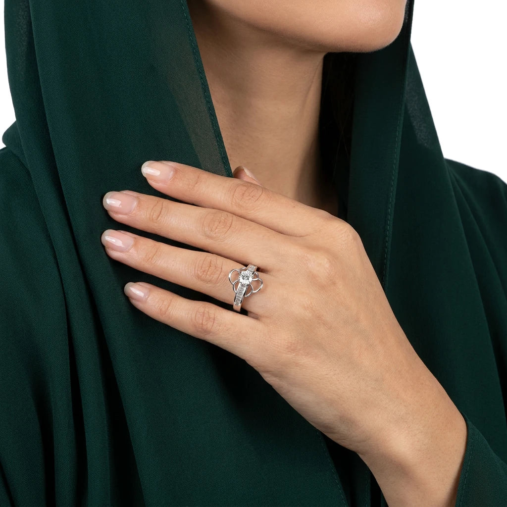 18K Gold High Status Ring