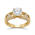 18K Gold Ring with Gemstones