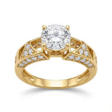 18K Gold Ring with Gemstones