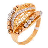 18K Gold Arbina Ring with Ornate Design