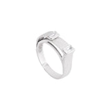 18K Gold Blanco Ring with Shining Gemstones