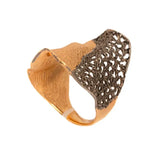 18K Gold Two-Tone Ring Design