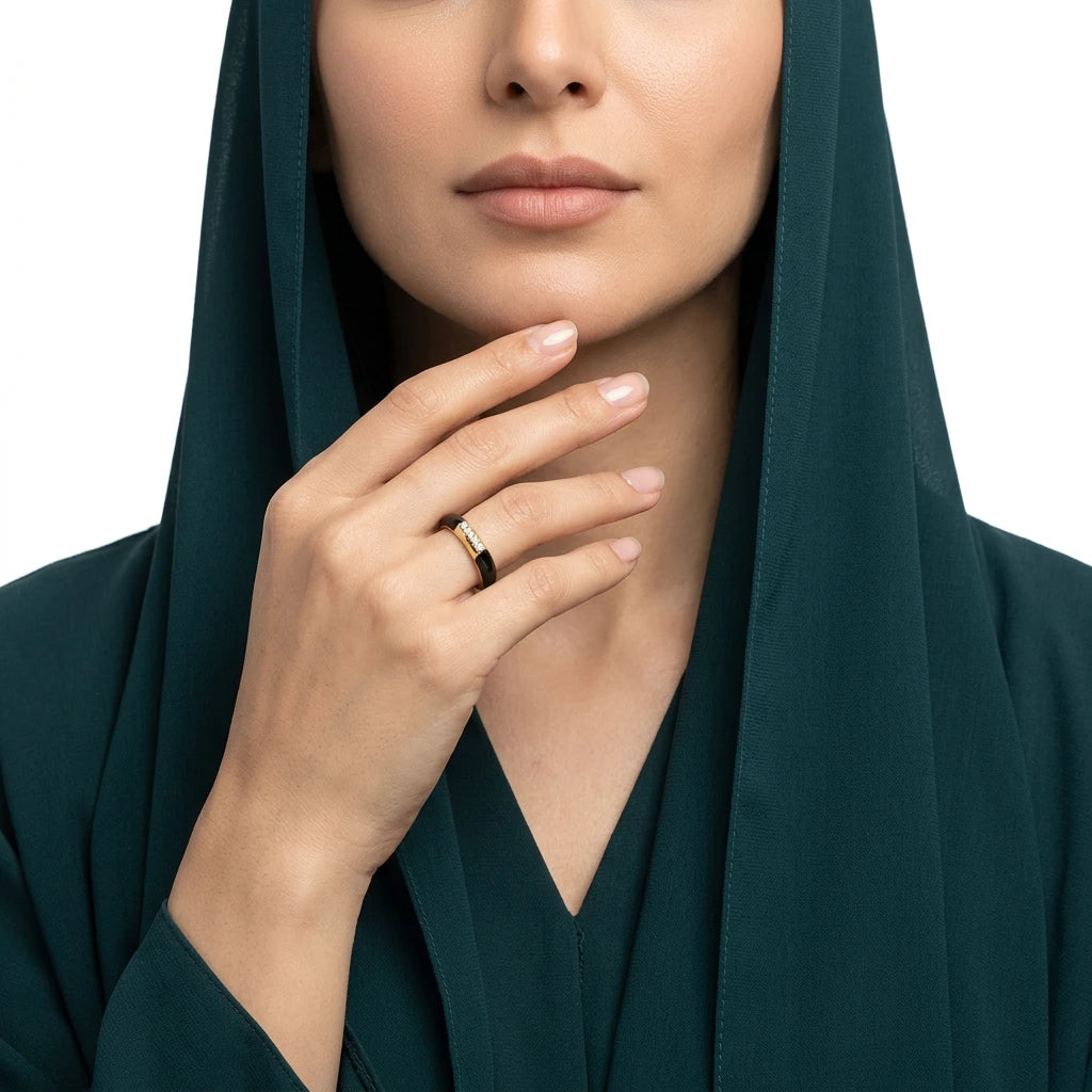 خاتم ذهب عيار 18 الجراءة