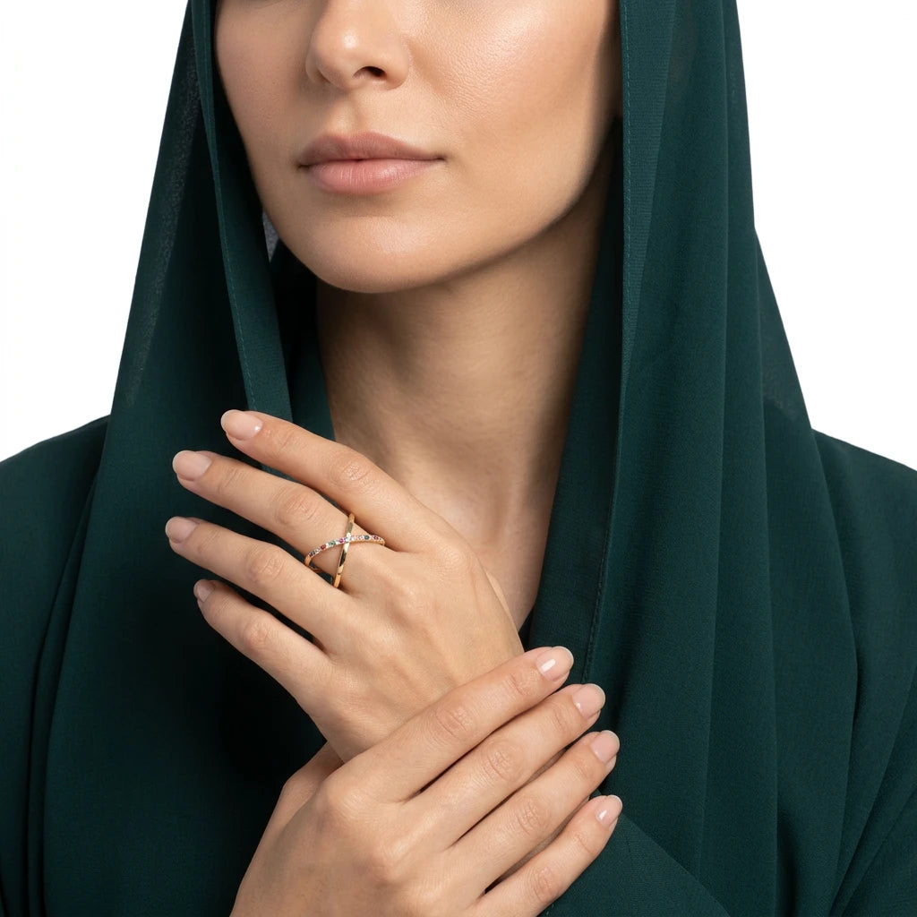 خاتم ذهب عيار 18 متمردة