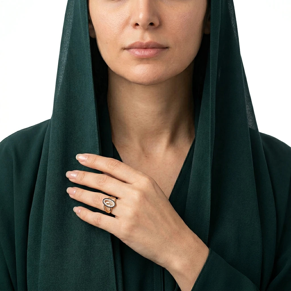 خاتم ذهب عيار 18 انفينتي