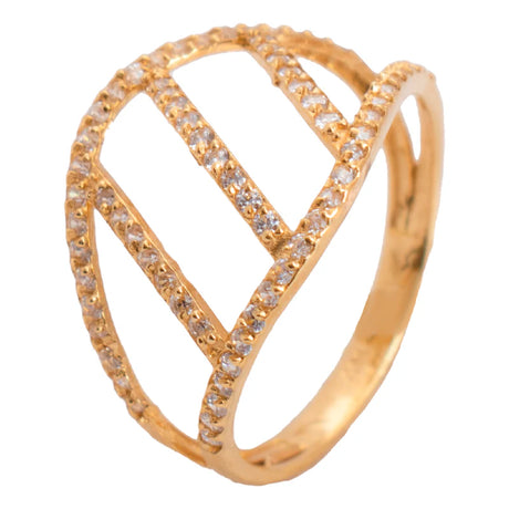 18K Gold Ring, Elegant and Soft