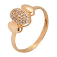 18K Gold Ring with Oval Gemstone
