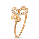 18K Gold Butterfly Wing Ring