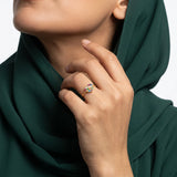 خاتم ذهب عيار 18 صغيرة الى الابد