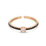18K Gold Pristine Stone Ring