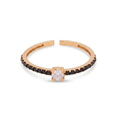 18K Gold Pristine Stone Ring