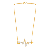 18K Gold Pendant with Althea Arrow Design