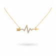 18K Gold Althea Pendant with Arrow Design