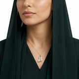 عقد ذهب متحابان عيار 18