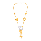 18K Gold Pendant with Luce Butterfly Design