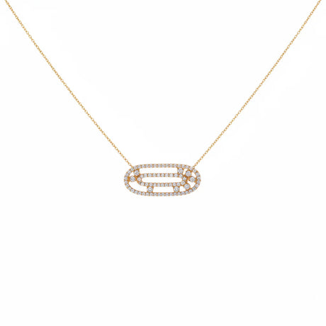18K Gold Rachel Pendant with Gemstones