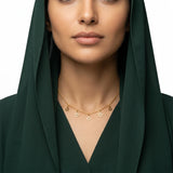عقد ذهب عيار 21 بدلايات نجوم