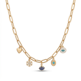 18K Gold Pendant with Sea Shell Pendants Design