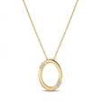 18K Gold Necklace Bright Moon