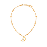 18K Gold Kids Jewelry Set with A Delicate Bird Design