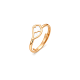18K Gold Kids Jewelry Set with A Delicate Bird Design