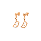 18K Gold Kids Jewelry Set with A Delicate Bird Design