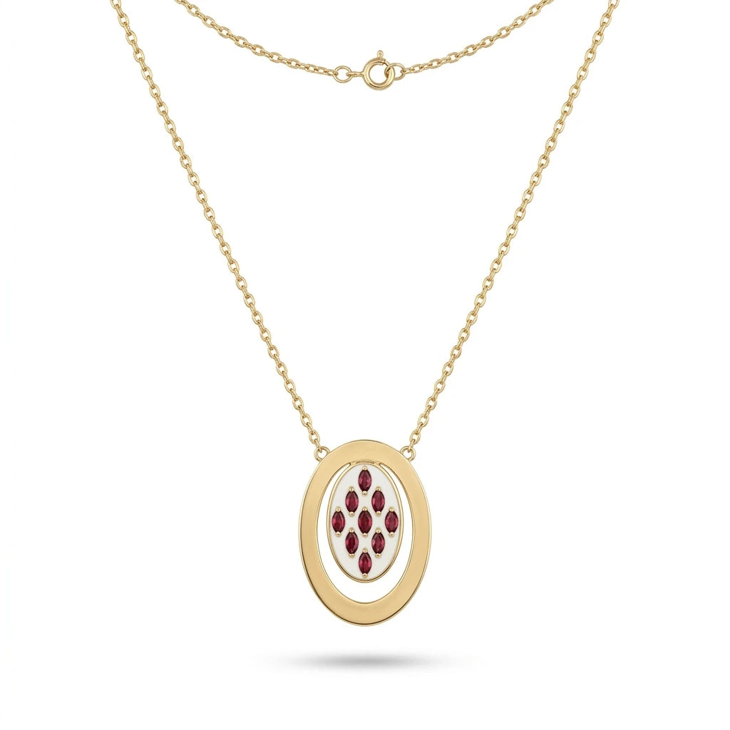18K Gold Moment of Creativity Pendant