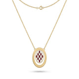 18K Gold Moment of Creativity Pendant