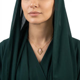 سلسلة ذهب عيار 18 بتصميم دايموند