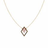 18K Gold Chain with Diamond Design