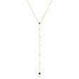 18K Gold Pendant with Elegant Long Design