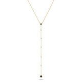 18K Gold Pendant with Elegant Long Design