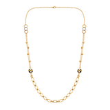 18K Gold Necklace Dangling Design