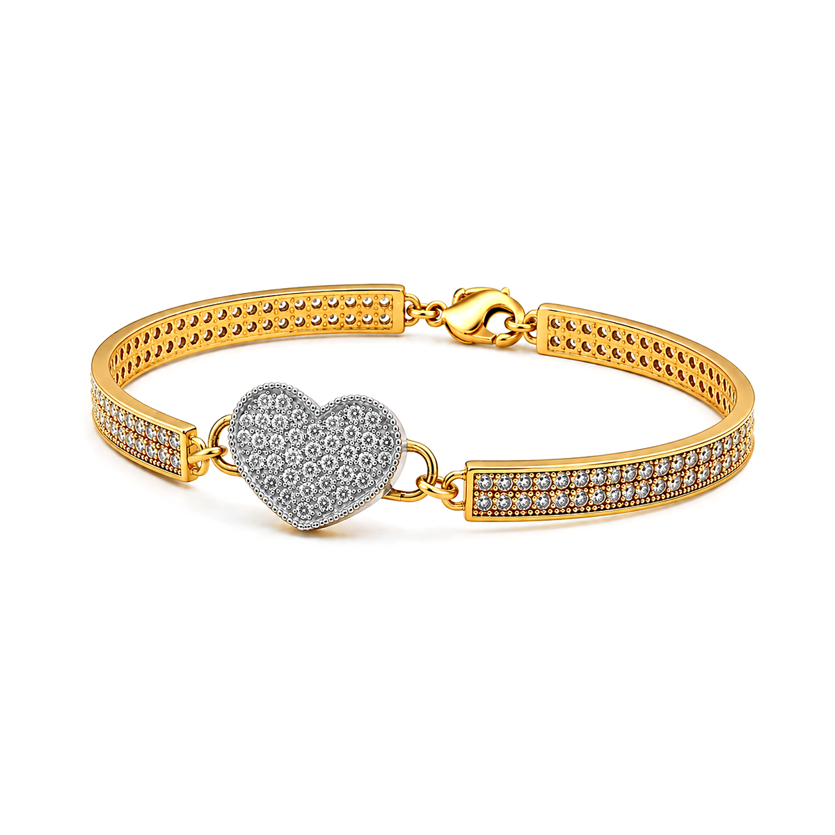 18K Gold Bracelet Emotions Design