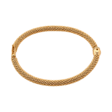 18K Gold Bracelet Classic Braided Design
